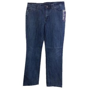 NWT Baccini Dark Rinse Embellished Pocket Jeans